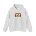 Embroidery Deer in Field  Mosaic Hoodie — Colorful Tribal Deer Graphic Pullover