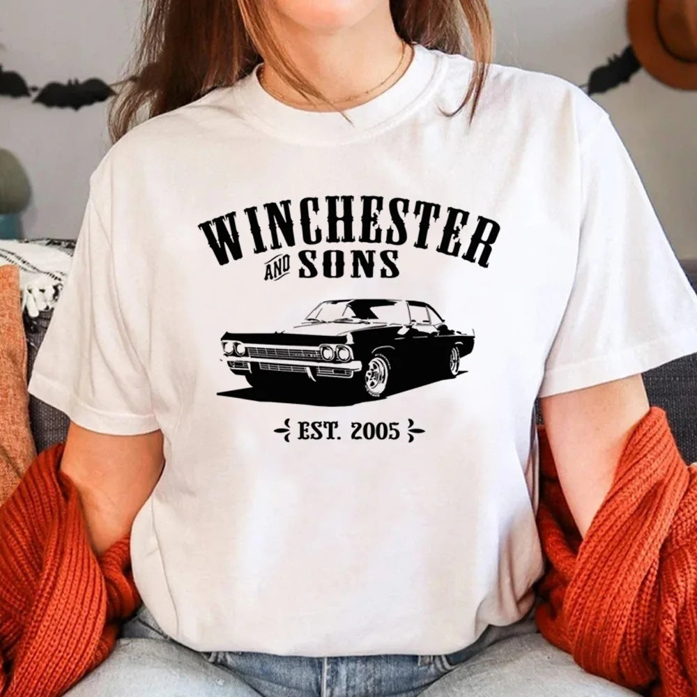 Supernatural T-shirts Women  Female Anime F
