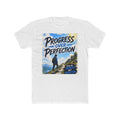 T-Shirt „Fortschritt vor Perfektion“ – Motivierendes Wander-Grafik-Shirt