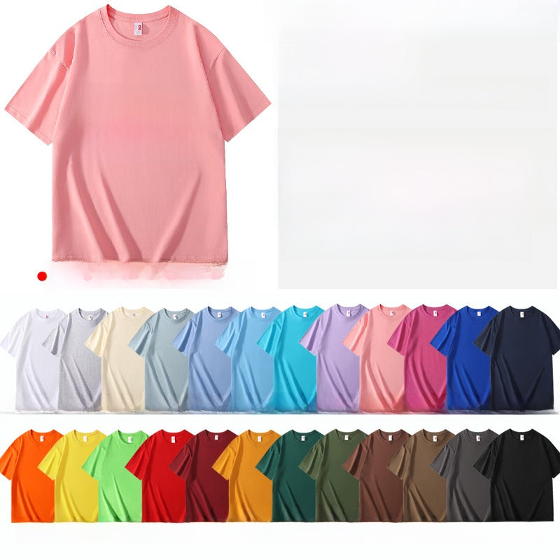 Pure cotton and combined Cottons  men' and women's T-shirt