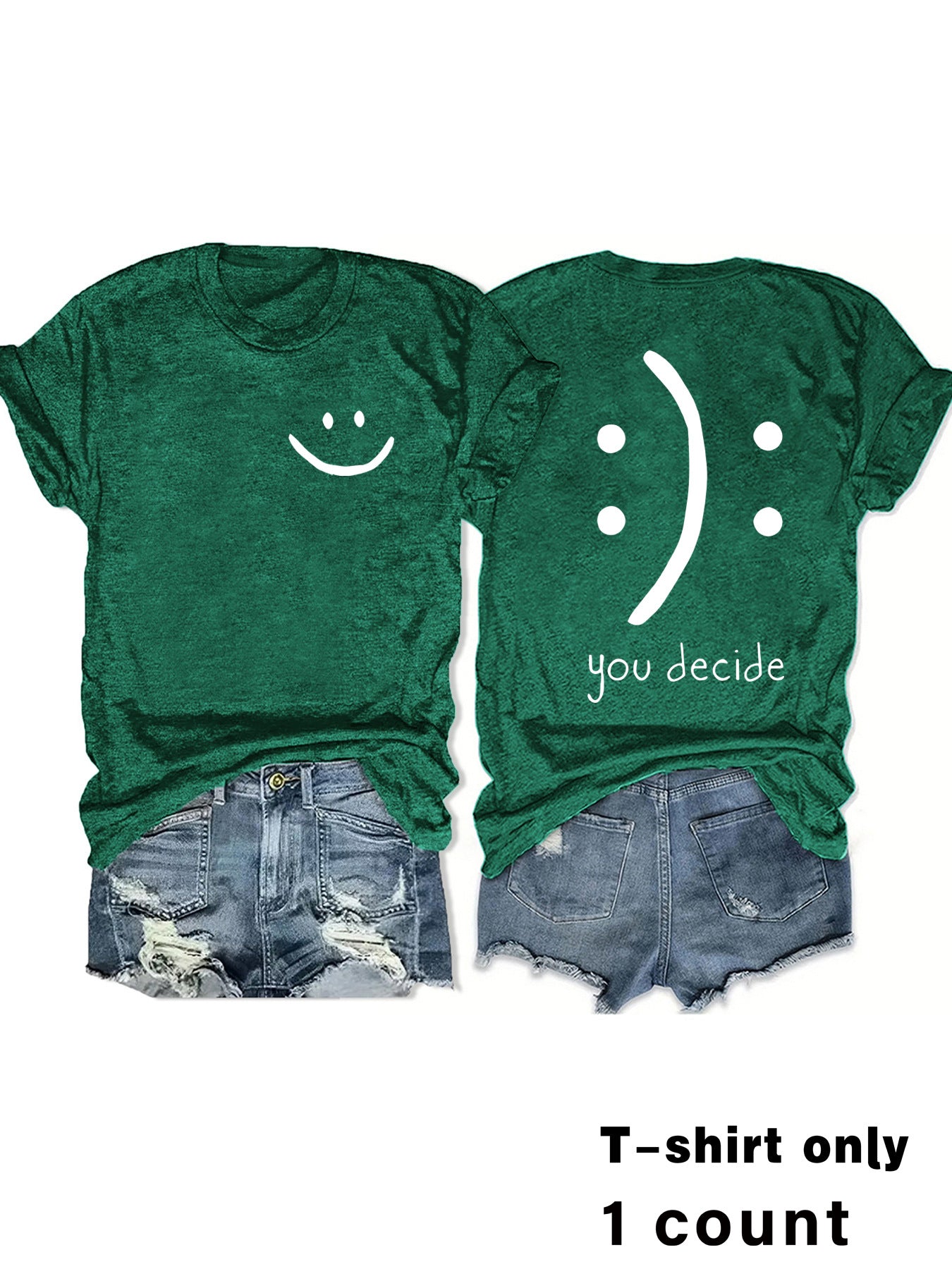 T-shirts with joy and You Decide