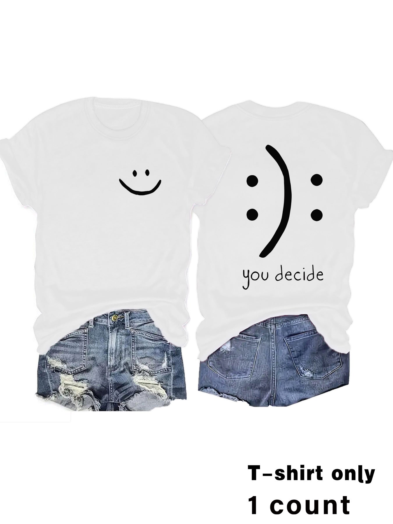 T-shirts with joy and You Decide