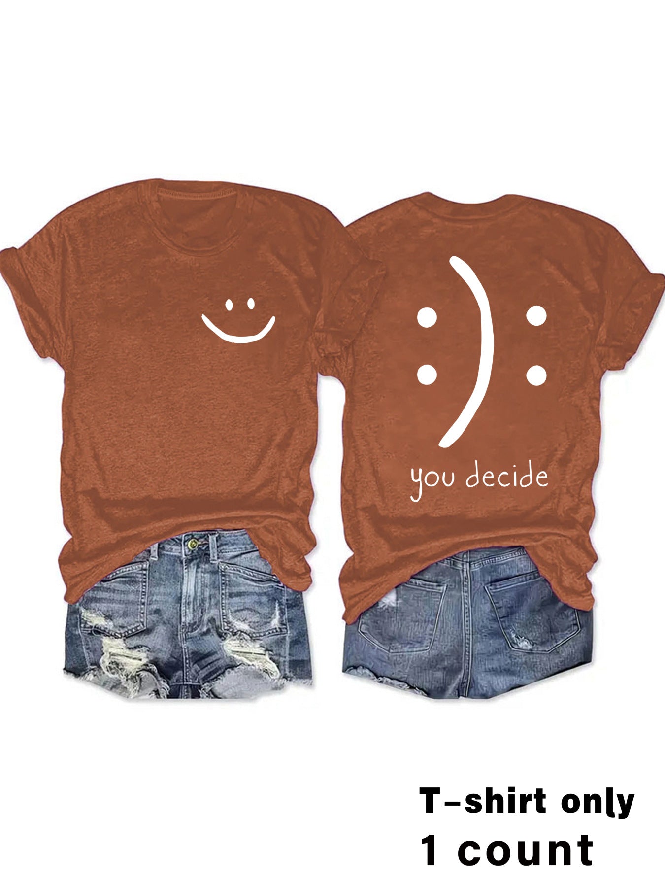 T-shirts with joy and You Decide