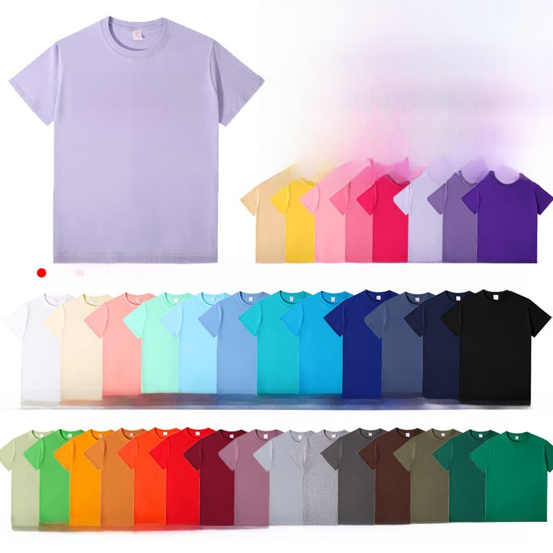 Pure cotton and combined Cottons  men' and women's T-shirt