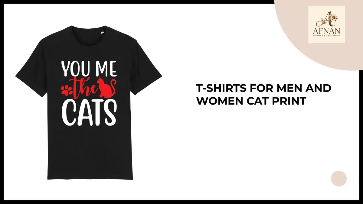 T-shirts For Men And Women Cat Print by@Outfy