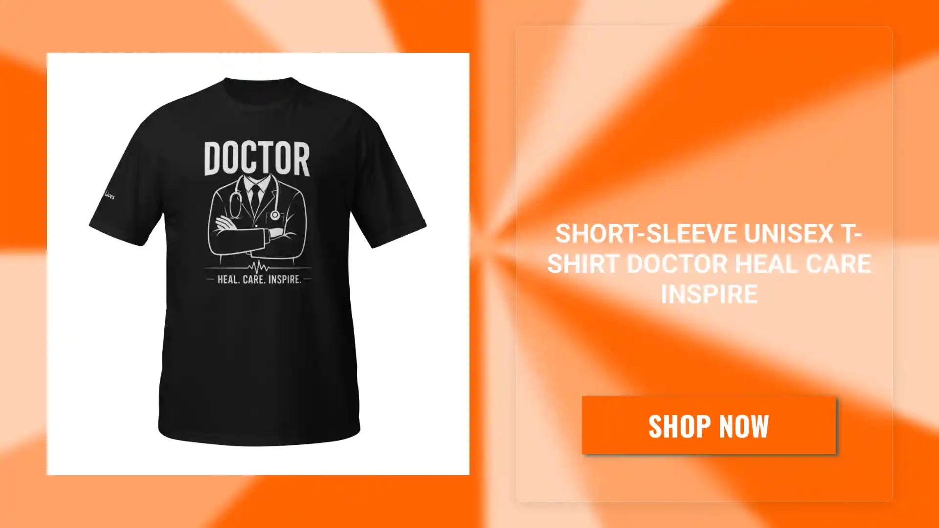 Short-Sleeve Unisex T-Shirt Doctor heal care inspire by@Outfy