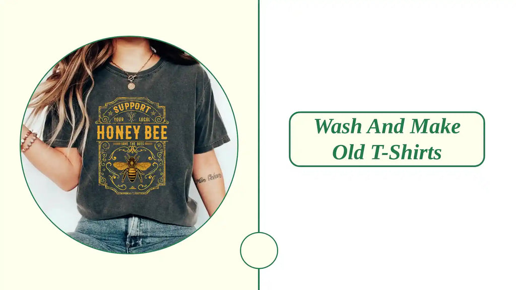 Wash and make old T-shirts by@Outfy