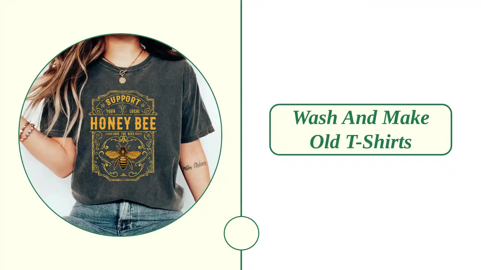 Wash and make old T-shirts by@Outfy