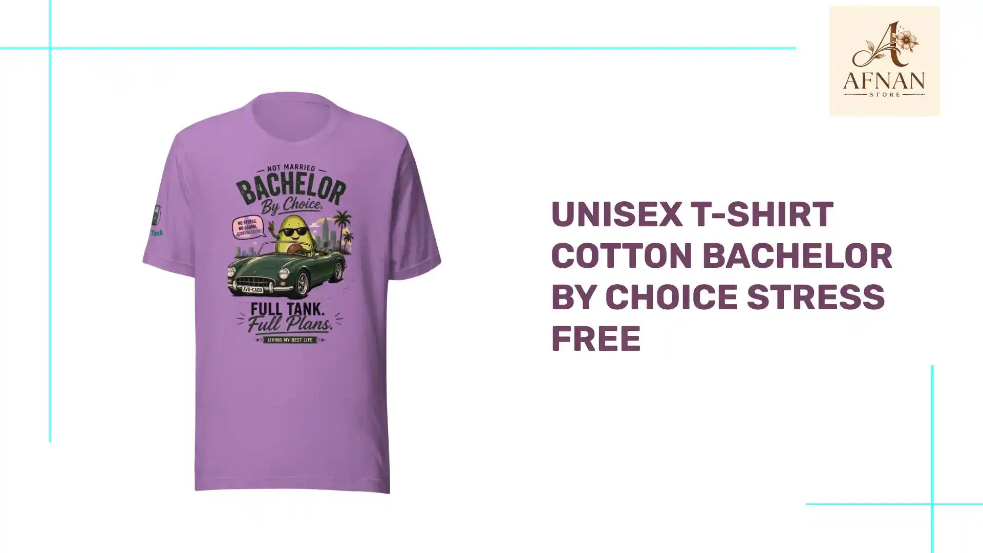 Unisex t-shirt cotton bachelor by choice stress free by@Outfy