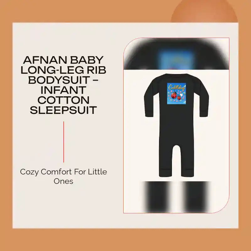 Afnan Baby Long-Leg Rib Bodysuit &ndash; Infant Cotton Sleepsuit by@Outfy