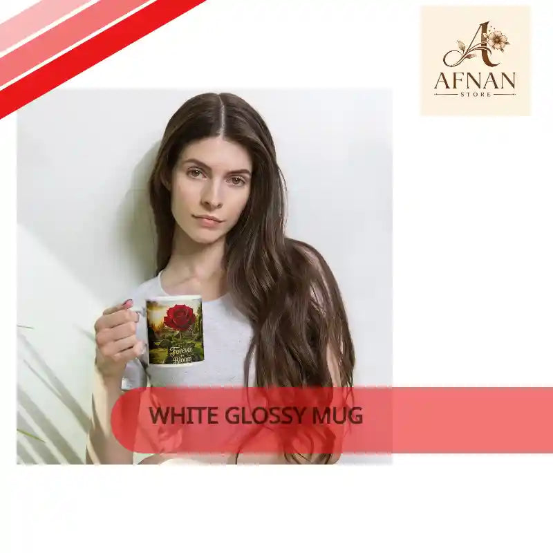 White glossy mug by@Outfy