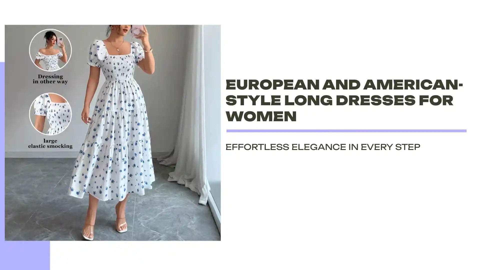 European And American-style Long Dresses For Women by@Outfy