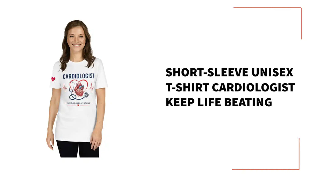 Short-Sleeve Unisex T-Shirt Cardiologist keep life beating by@Outfy