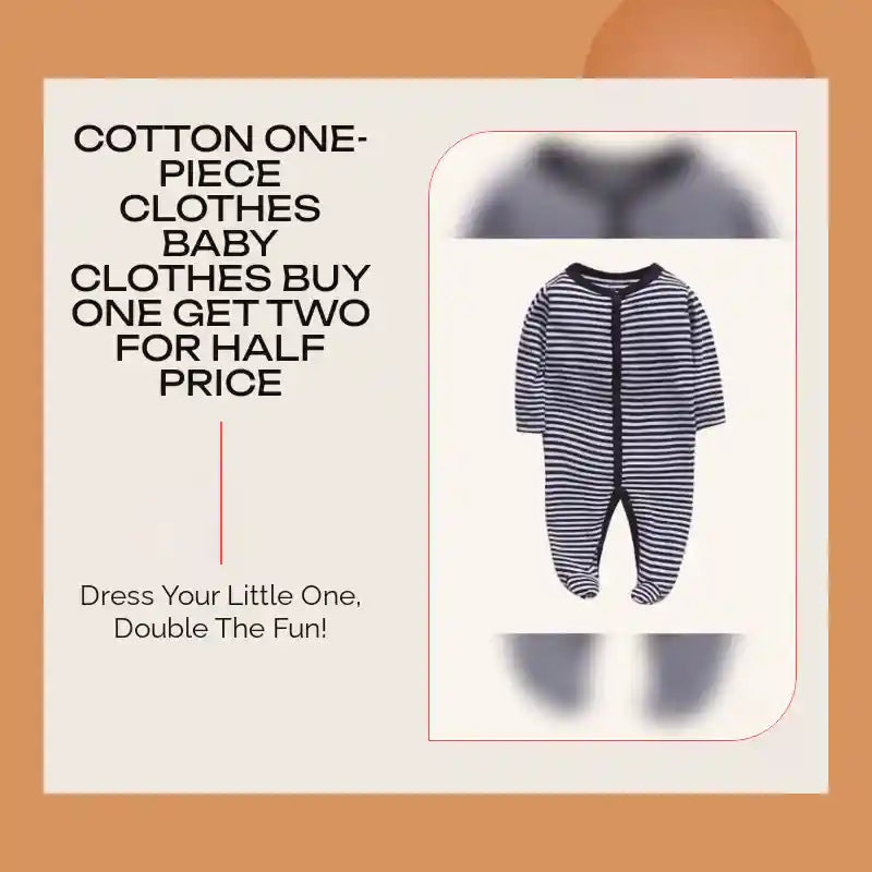 Cotton one-piece clothes baby clothes buy one get Two for half price by@Outfy