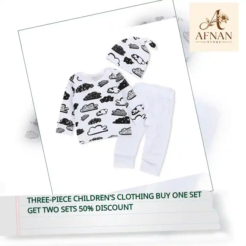 Three-piece children's clothing Buy one set get two sets 50% discount by@Outfy
