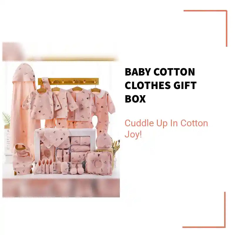 Baby cotton clothes gift box by@Outfy