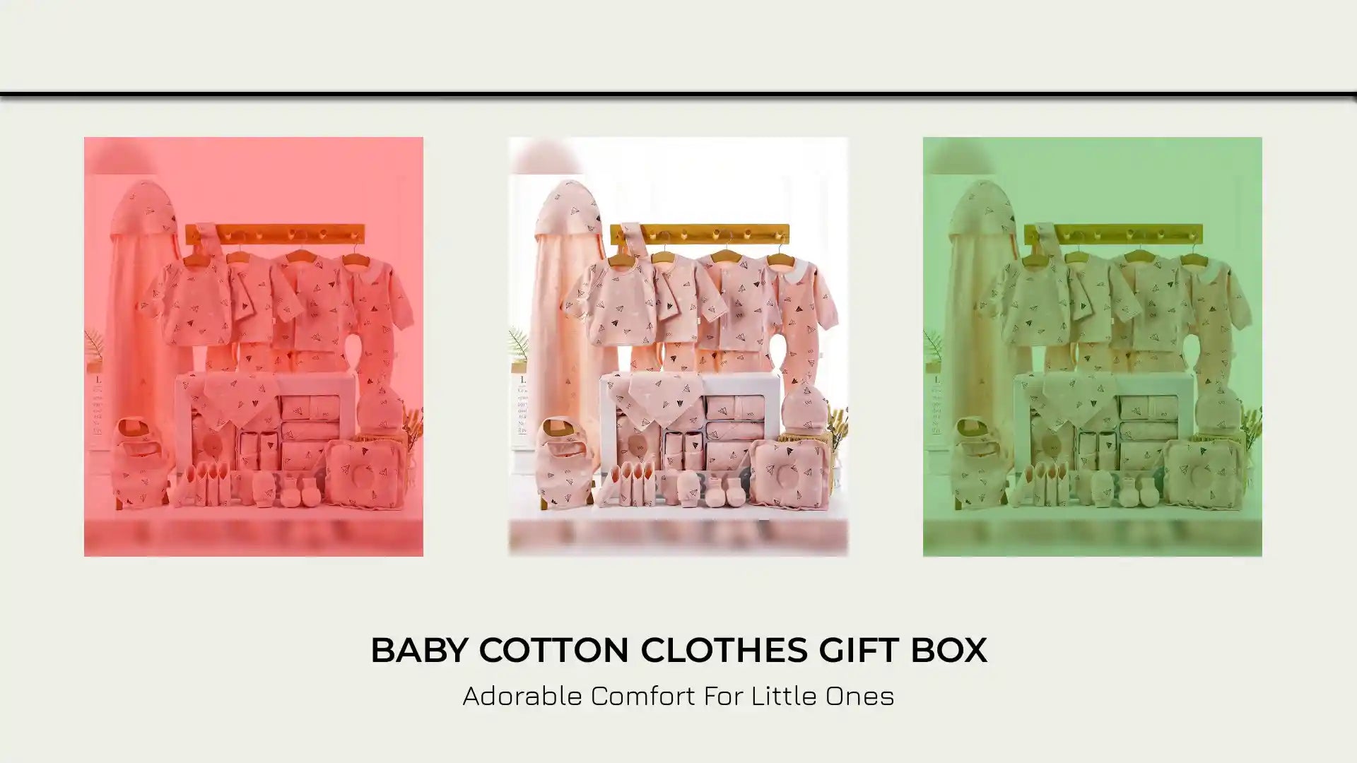 Baby cotton clothes gift box by@Outfy