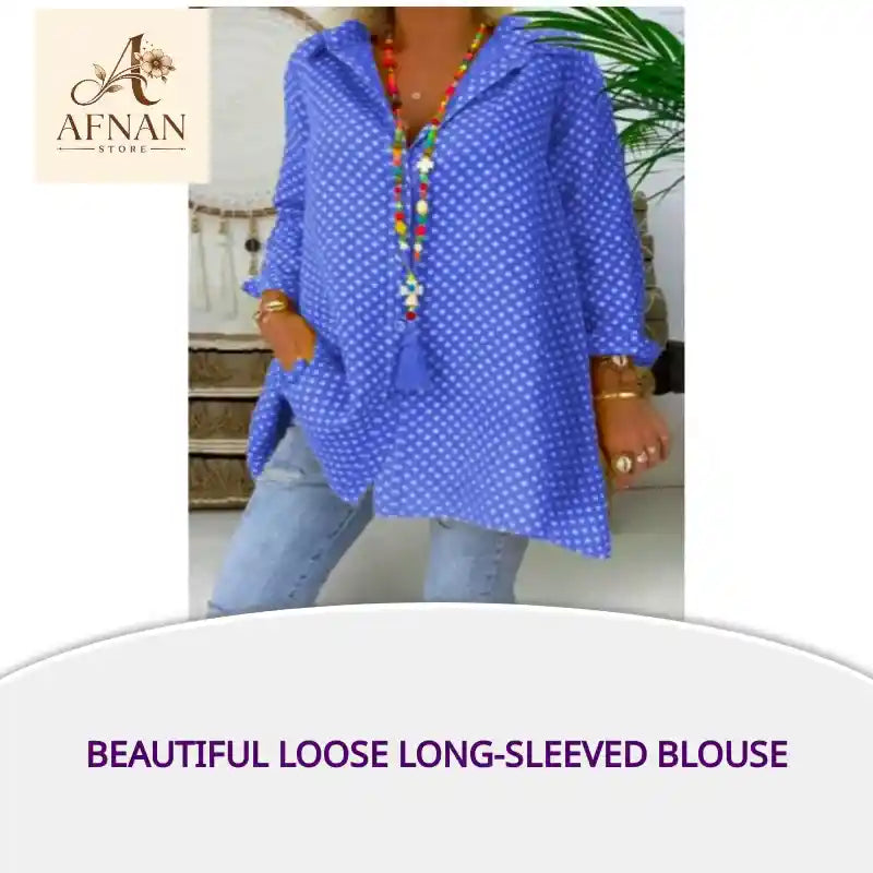 Beautiful Loose Long-Sleeved Blouse by@Outfy