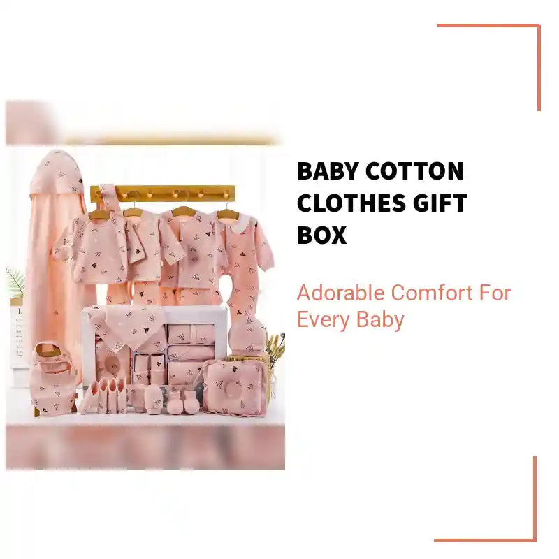 Baby cotton clothes gift box by@Outfy